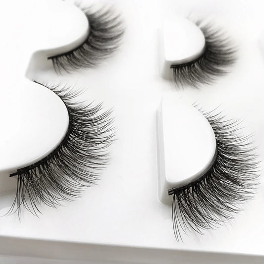 3D Mink False Eyelashes - Natural Soft Lash Extensions (10 Boxes)