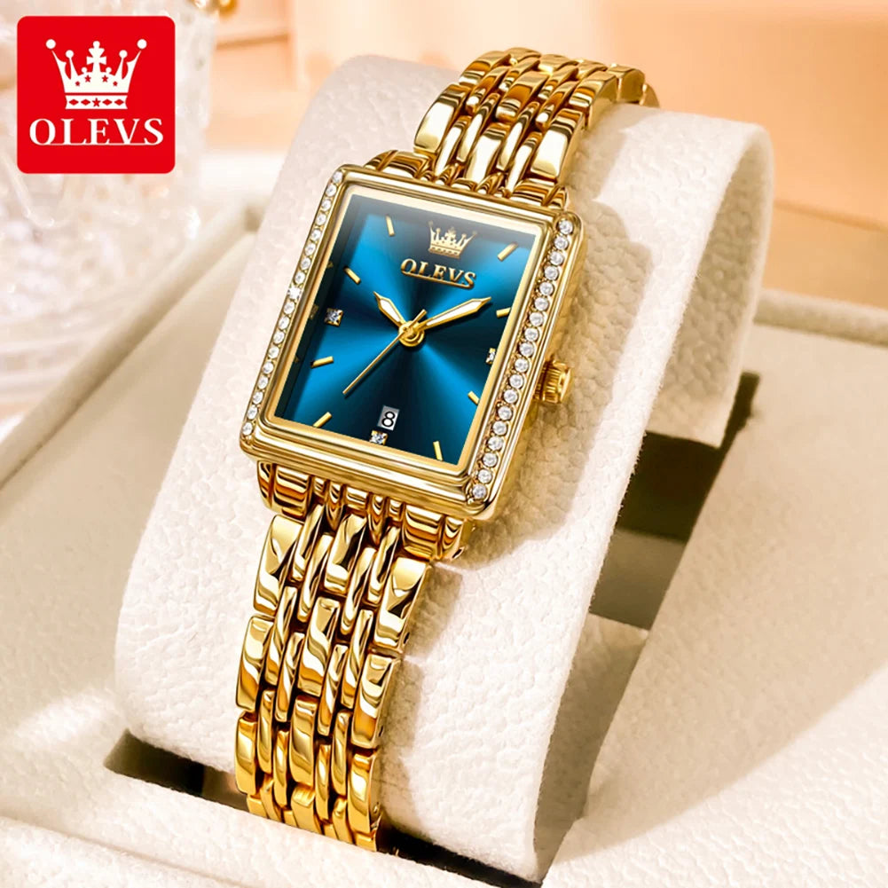 Montre femme OLEVS 9995 - Montre à quartz lumineuse étanche de luxe