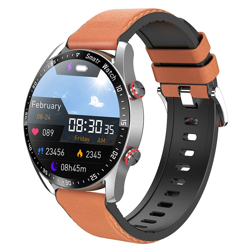 Montre connectée 2024 - Appels Bluetooth, étanche, suivi d'activité physique et météo