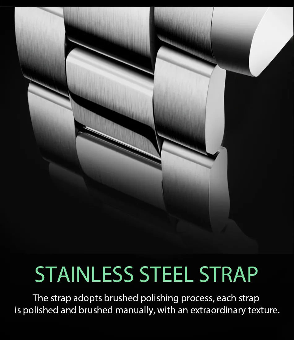 ساعة LIGE الفاخرة ذات العلامة التجارية الأعلى للرجال مقاومة للماء حتى 30ATM مع تاريخ وساعة رياضية للرجال كوارتز ساعة يد Relogio Masculino