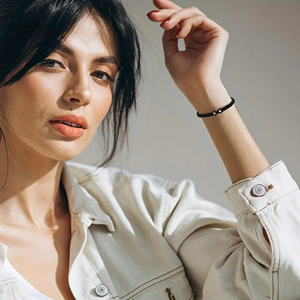 سوار القلب الأولي - سوار الصداقة المضفر المصنوع يدويًا من أريزونا