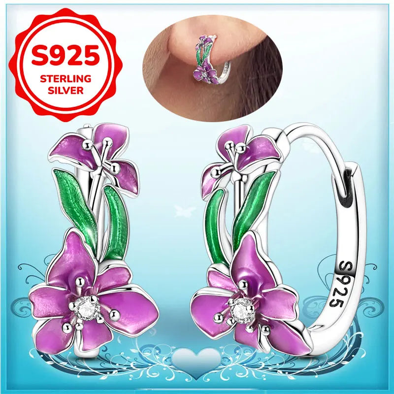 Boucles d'oreilles créoles en argent sterling 925 - Cadeau de mariage et de fiançailles