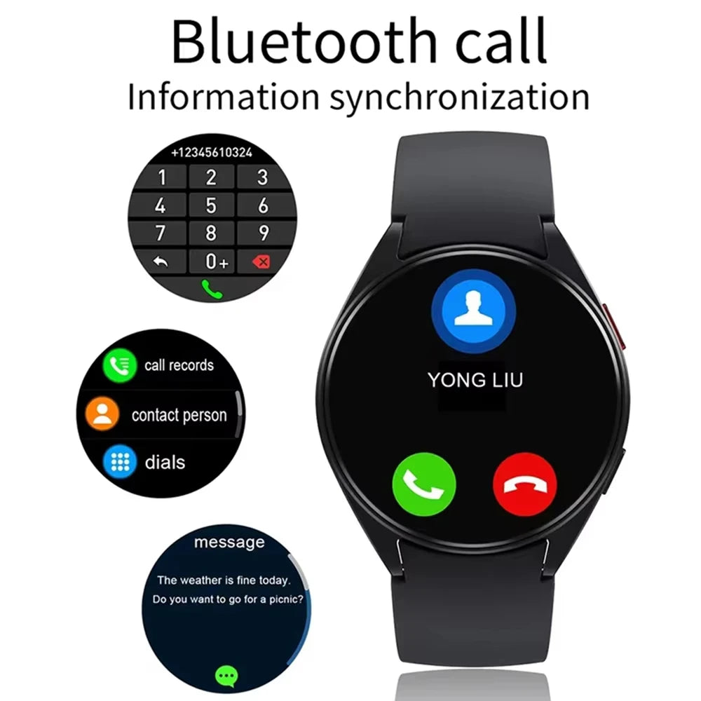 KESHUYOU Smart Watch 6 - Bluetooth Talking Sports Health Monitoring Alarm