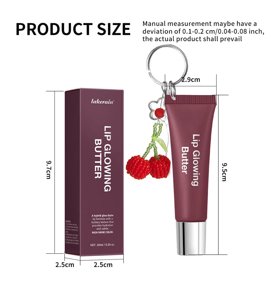 ملمع شفاه زبدة لامع - زيت شفاه مرطب يدوم طويلاً