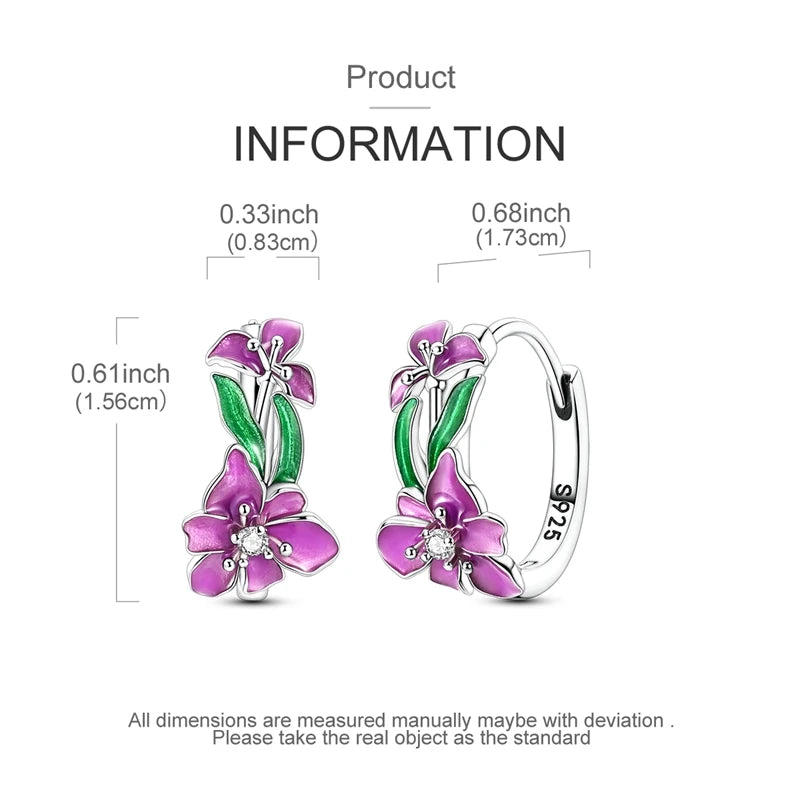 Boucles d'oreilles créoles en argent sterling 925 - Cadeau de mariage et de fiançailles