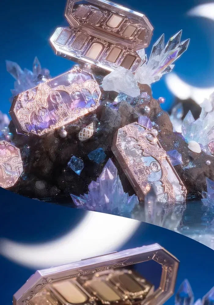 لوحة ظلال العيون مونلايت ميرميد - 8 ألوان لامعة غير لامعة