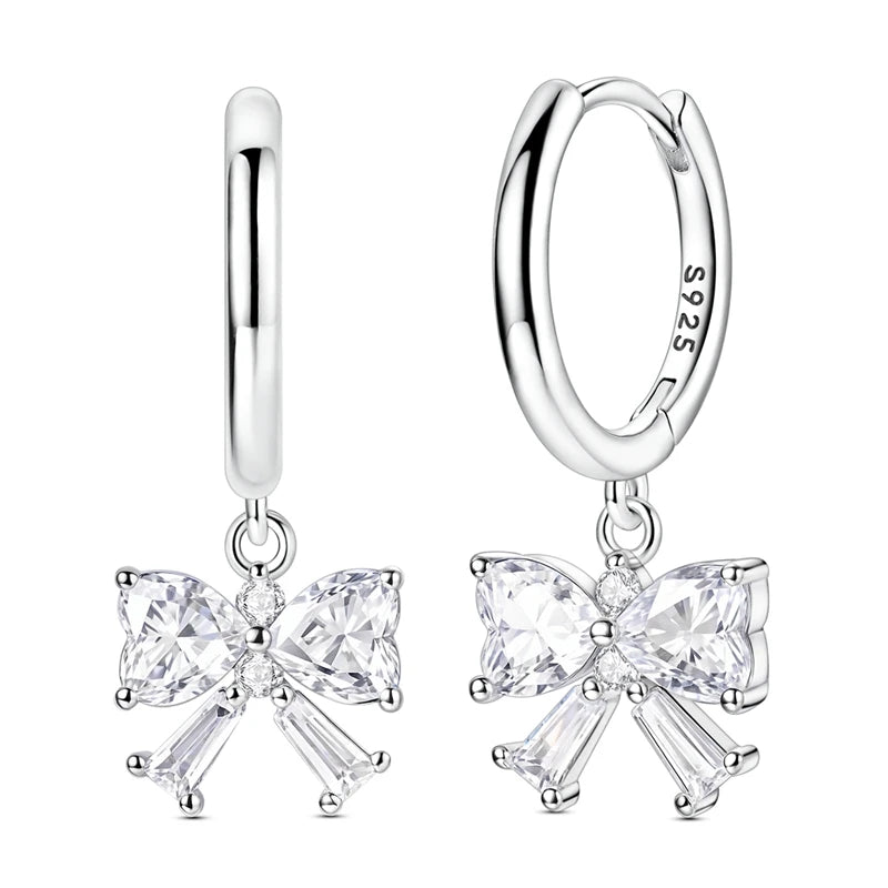 Boucles d'oreilles créoles en argent sterling 925 - Cadeau de mariage et de fiançailles