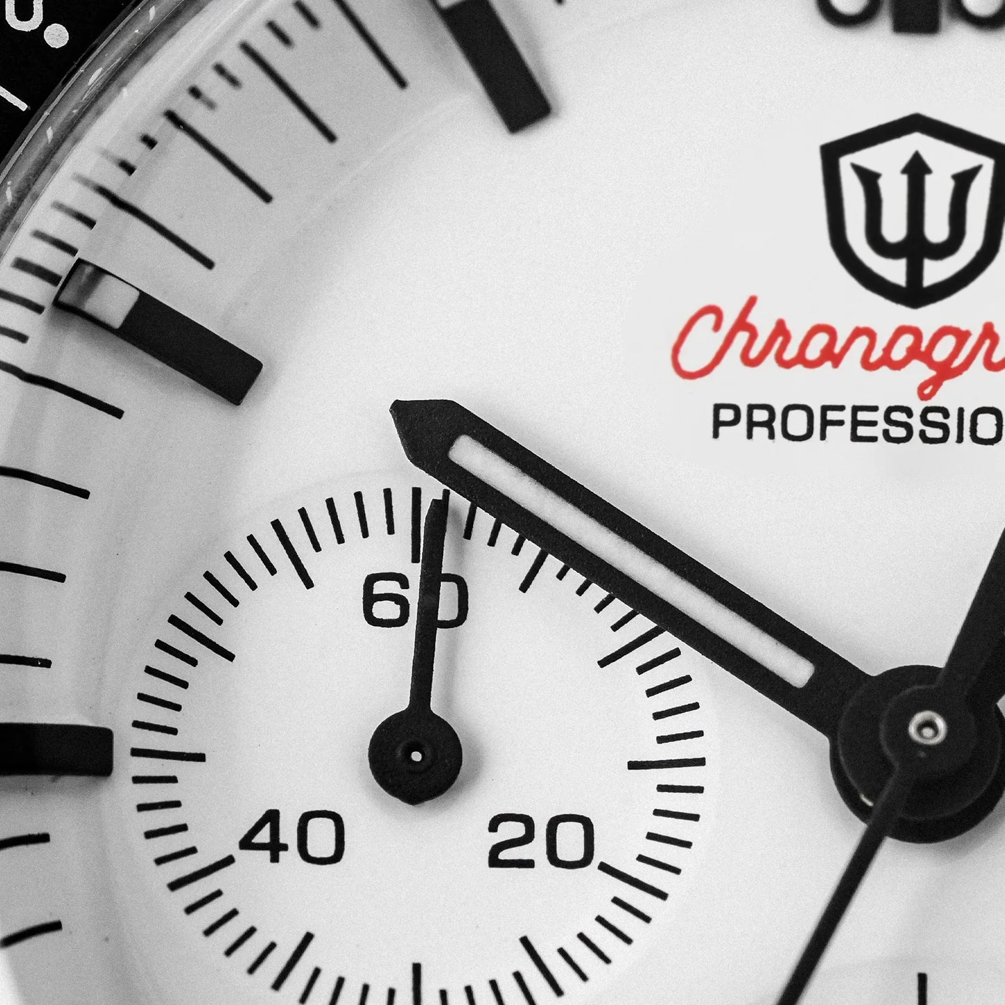 Montre Watchdives WD1863 à quartz, mouvement chronographe VK63, verre saphir bombé, étanche à 10 bar, luminescente, 39 mm, style vintage