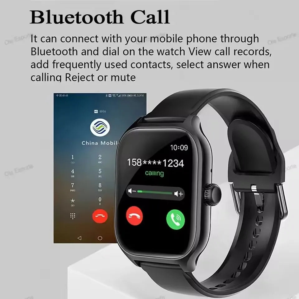 Smart Watch 2025 - Bluetooth Call Message Reminder 24H Health Monitoring