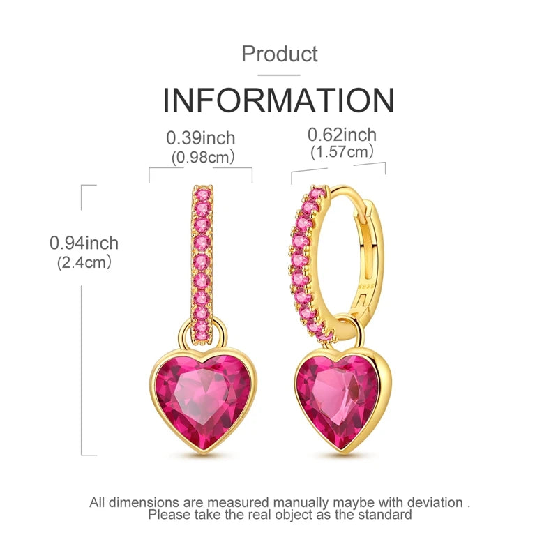 Boucles d'oreilles créoles en argent sterling 925 - Cadeau de mariage et de fiançailles