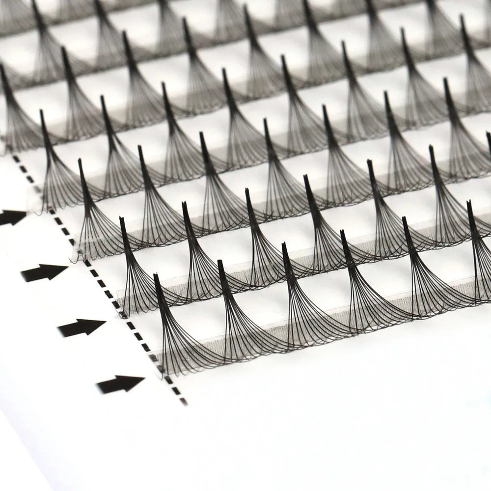 رموش AGUUD الروسية الجاهزة للتكثيف - ١٠ علب - معجبين كثر