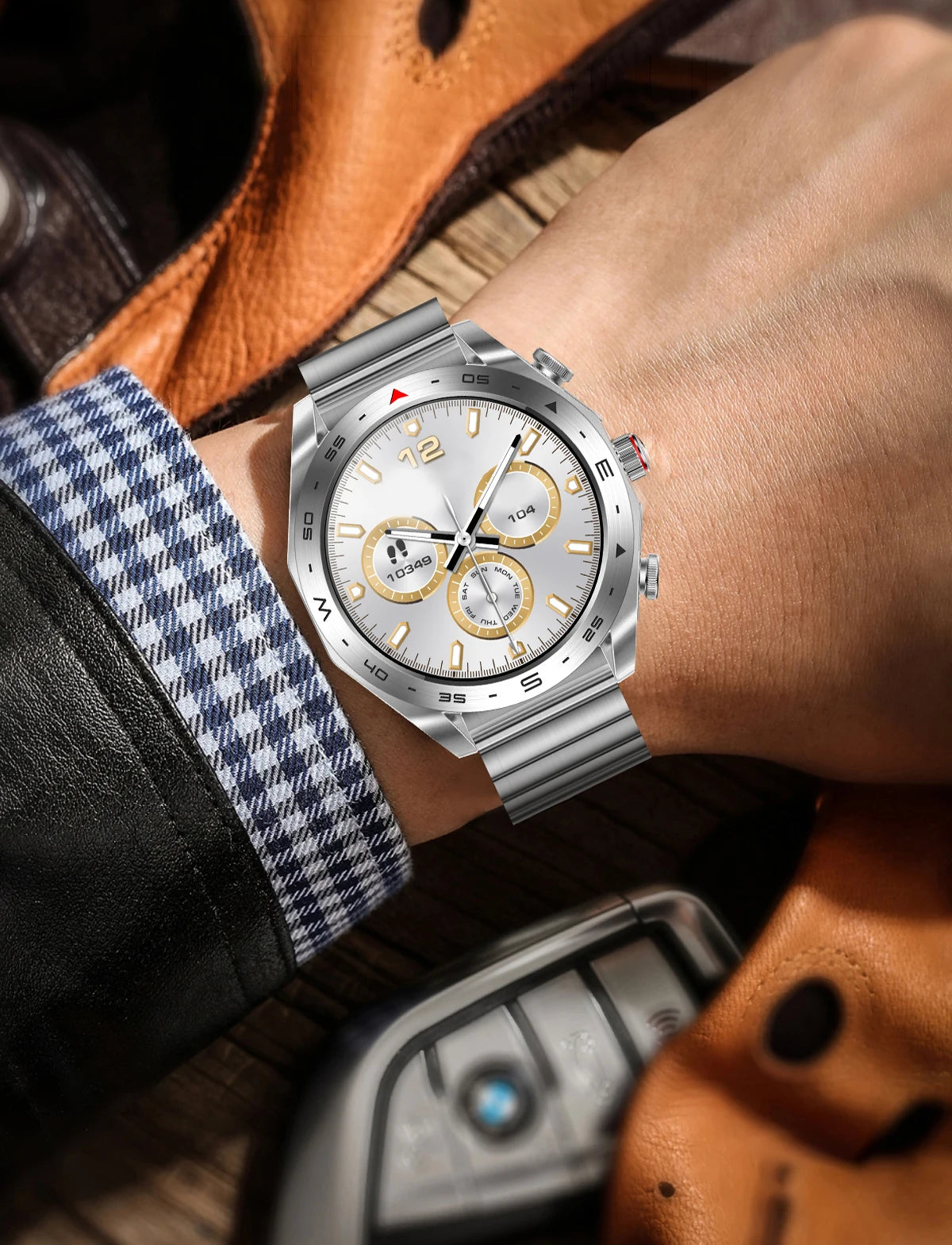 Smart Watch TWS 2-in-1 - Bluetooth Earphones HIFI GPS Heart Rate Bluetooth Call