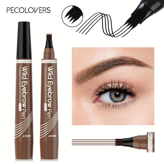 5-Color Liquid Eyebrow Pen Set - Long Lasting Tattoo Brow Tint