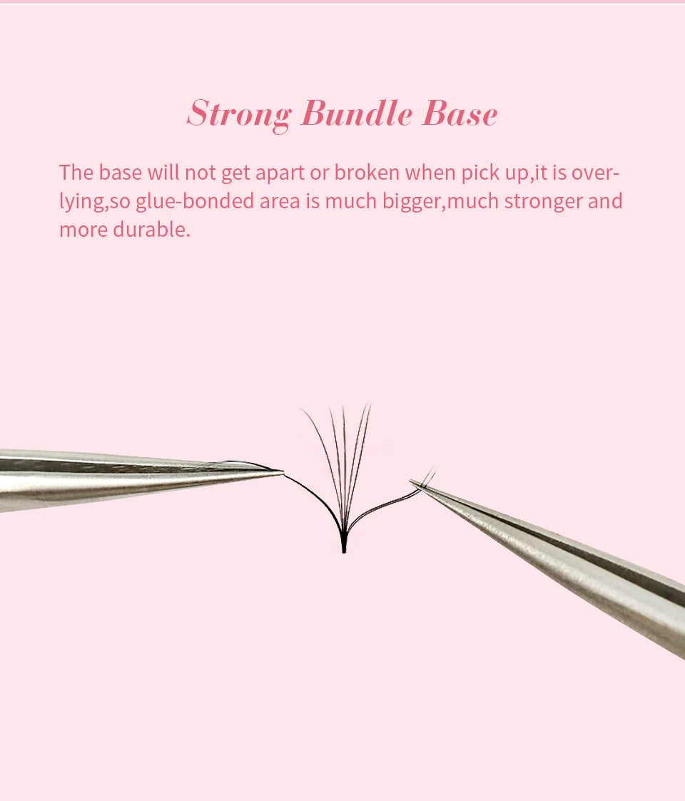 رموش كثيفة جاهزة - رموش صناعية ثلاثية الأبعاد - 40D