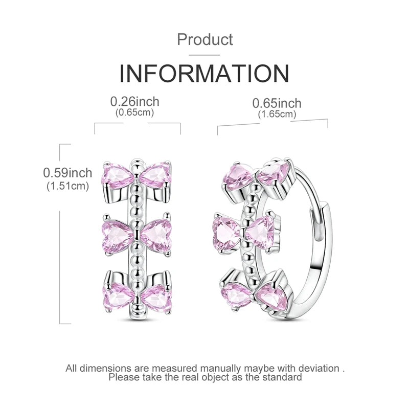 Boucles d'oreilles créoles en argent sterling 925 - Cadeau de mariage et de fiançailles