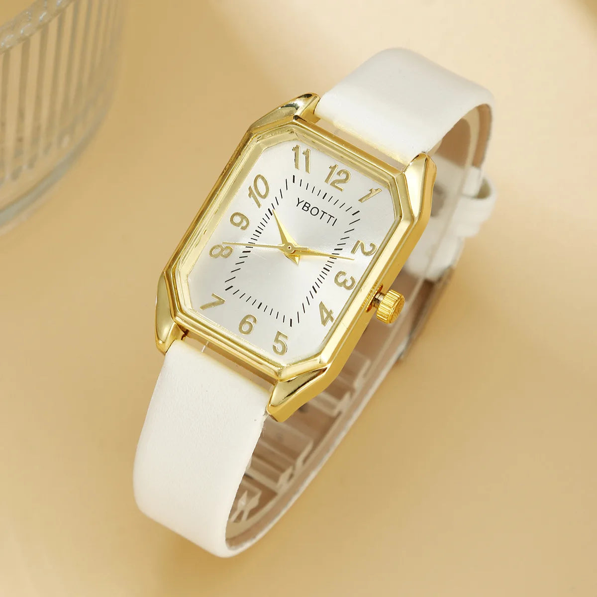 Women's Watch Set - 1/5/6pcs Luxury Square Quartz Watches