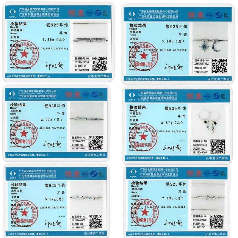 Boucles d'oreilles créoles en argent sterling 925 - Cadeau de mariage et de fiançailles