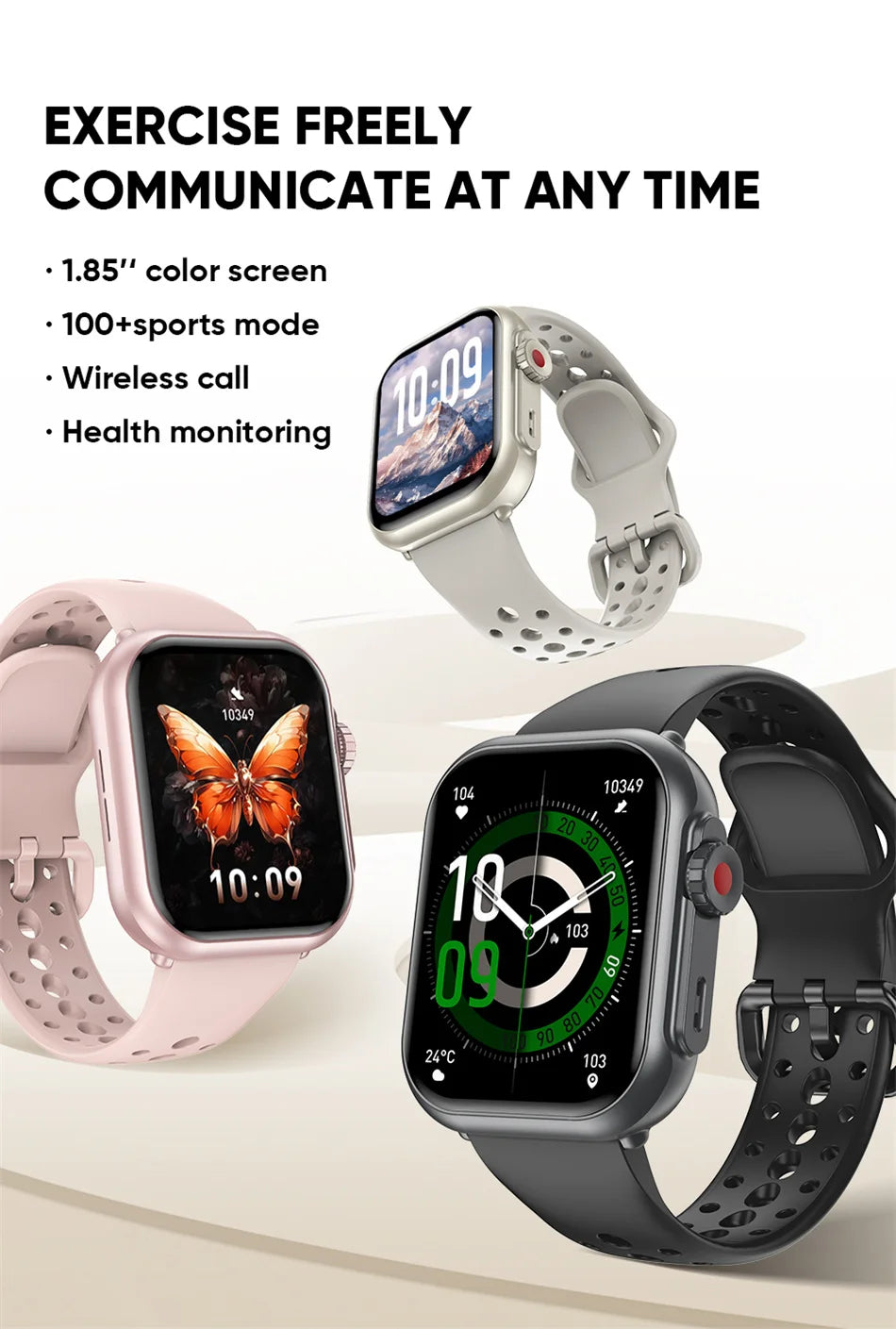 Watch Ultra 2 - 1000mAh 1.85" HD Full Touch Screen IP68 Bluetooth Call