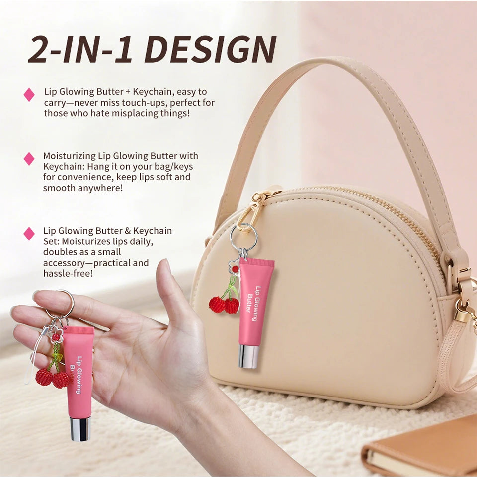 ملمع شفاه زبدة لامع - زيت شفاه مرطب يدوم طويلاً