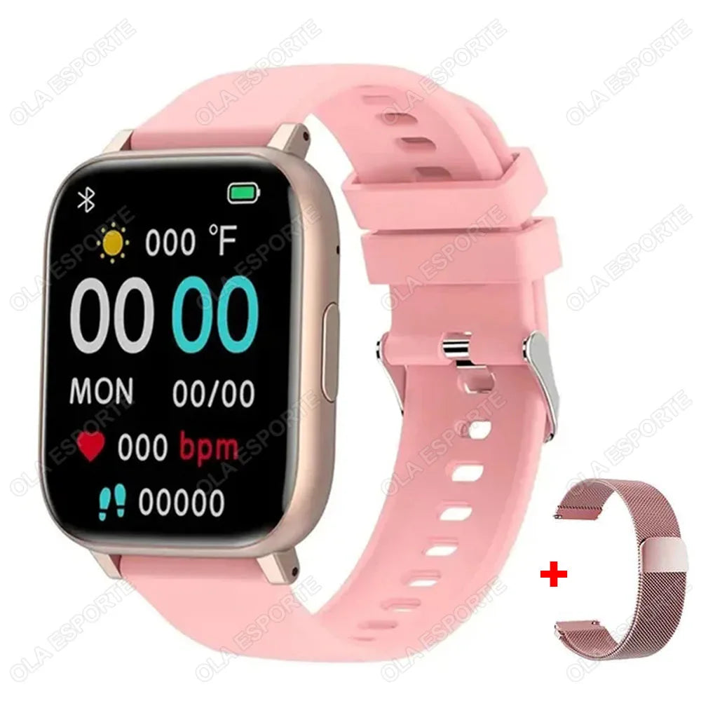 Smart Watch 2025 - GPS HD Touch Screen Blood Pressure Monitor Bluetooth Call