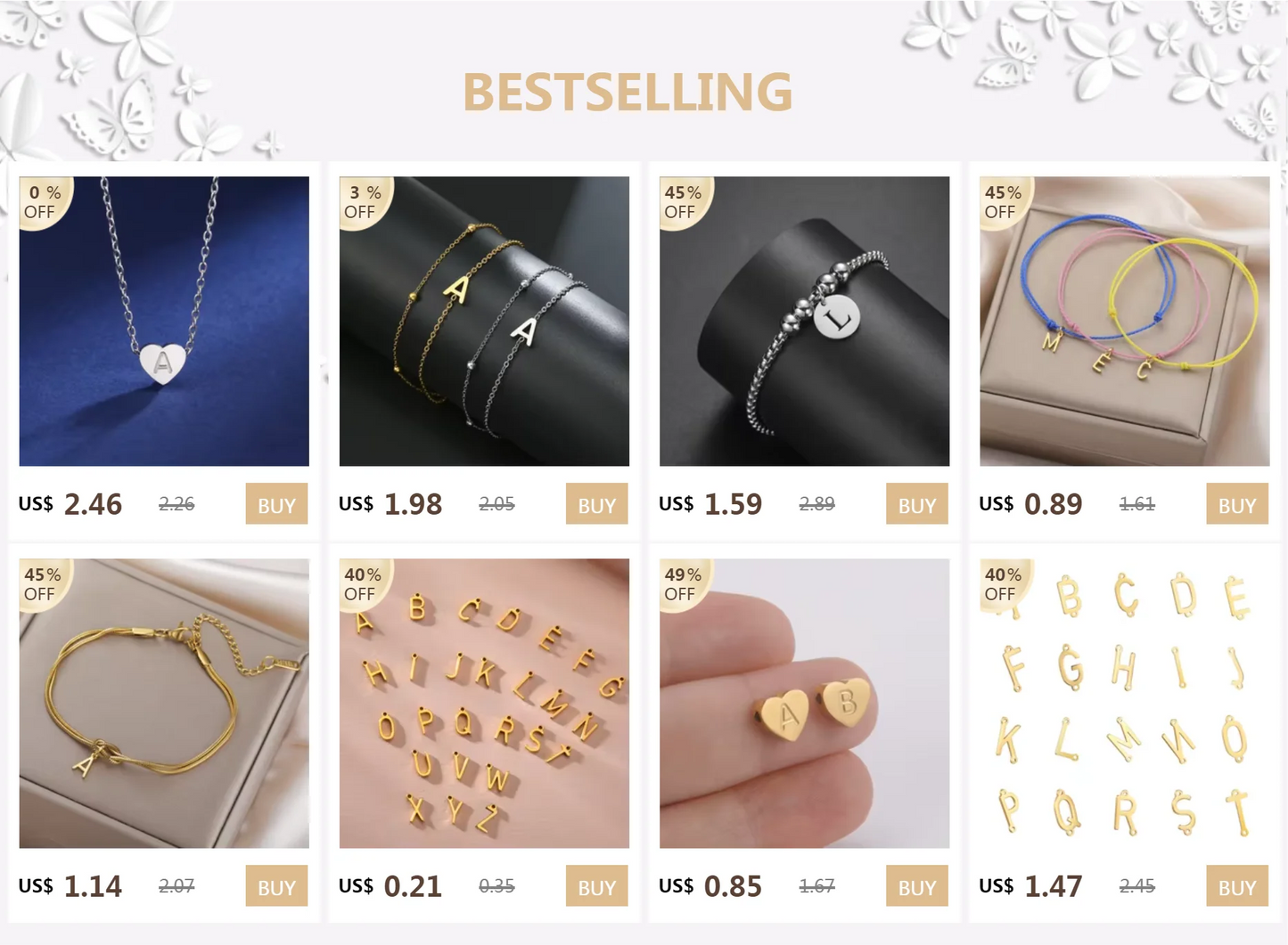 Collier ras du cou minimaliste en acier inoxydable avec initiale AZ - Lettre AZ