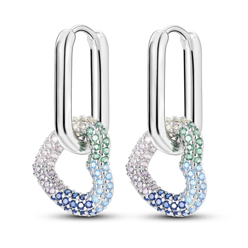 Boucles d'oreilles créoles en argent sterling 925 - Cadeau de mariage et de fiançailles
