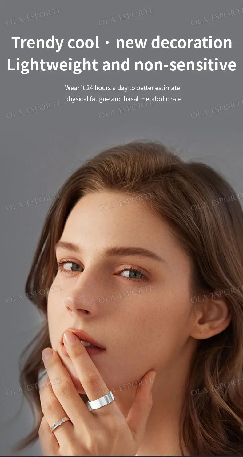 Bague connectée 2025 - Moniteur de santé avec une autonomie de 10 jours