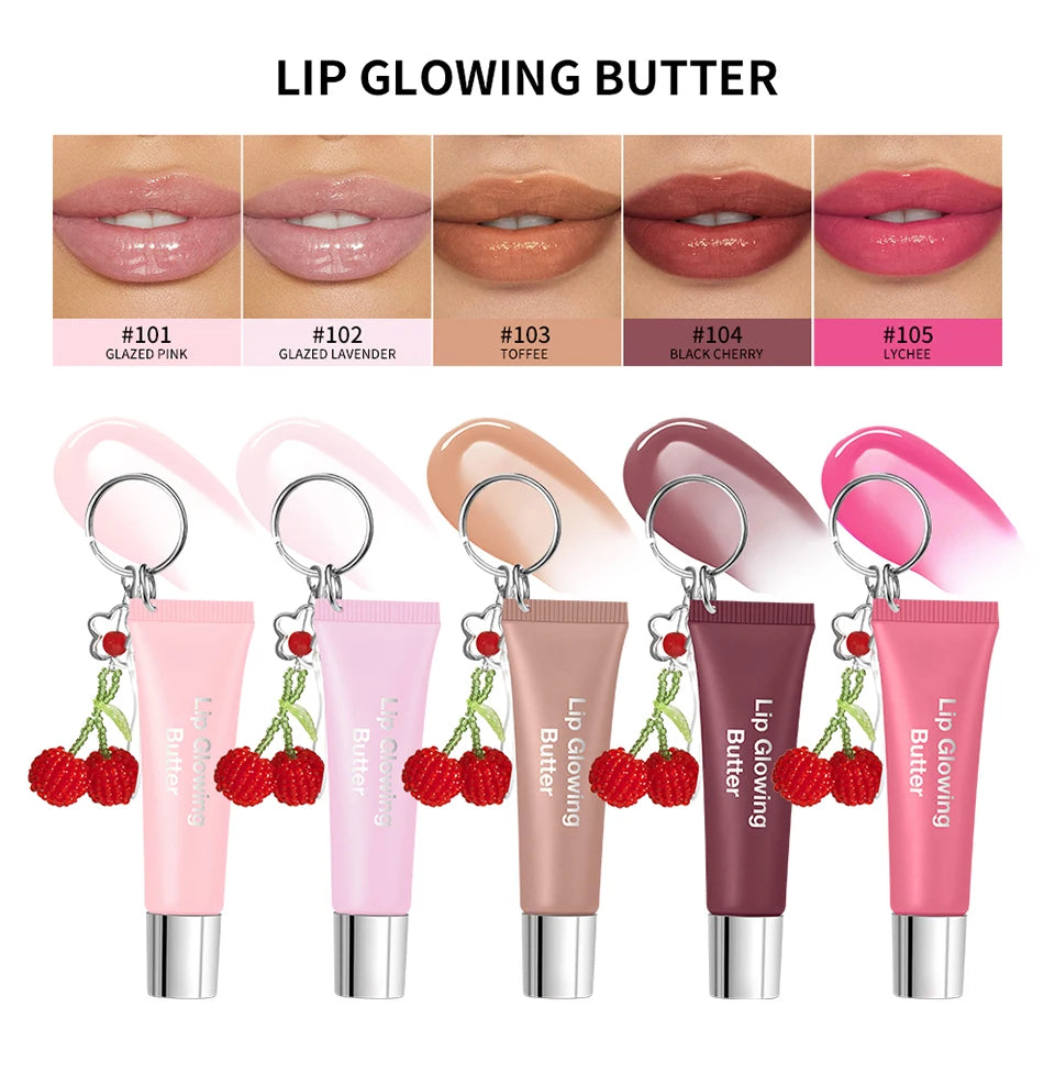 ملمع شفاه زبدة لامع - زيت شفاه مرطب يدوم طويلاً