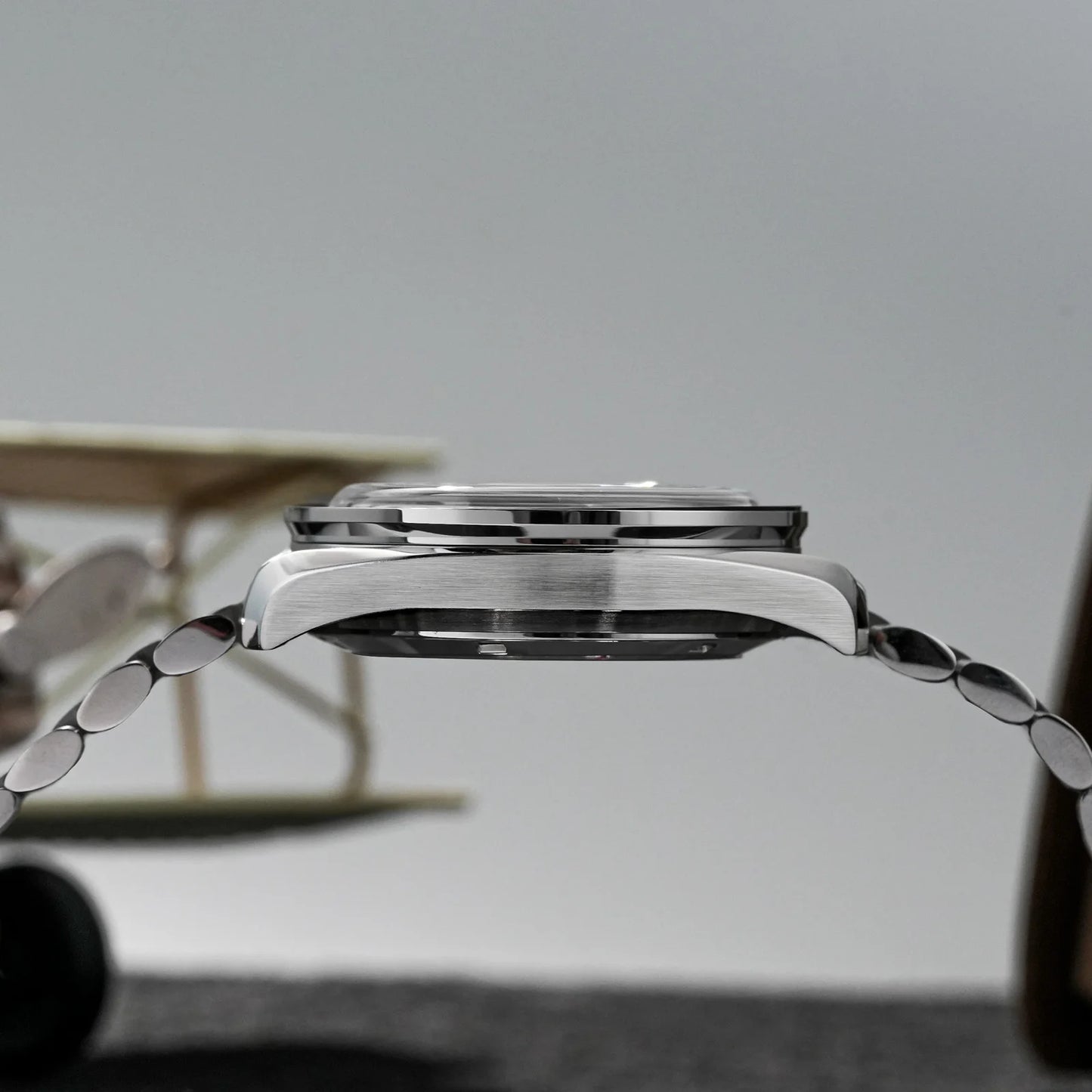 Montre Watchdives WD1863 à quartz, mouvement chronographe VK63, verre saphir bombé, étanche à 10 bar, luminescente, 39 mm, style vintage