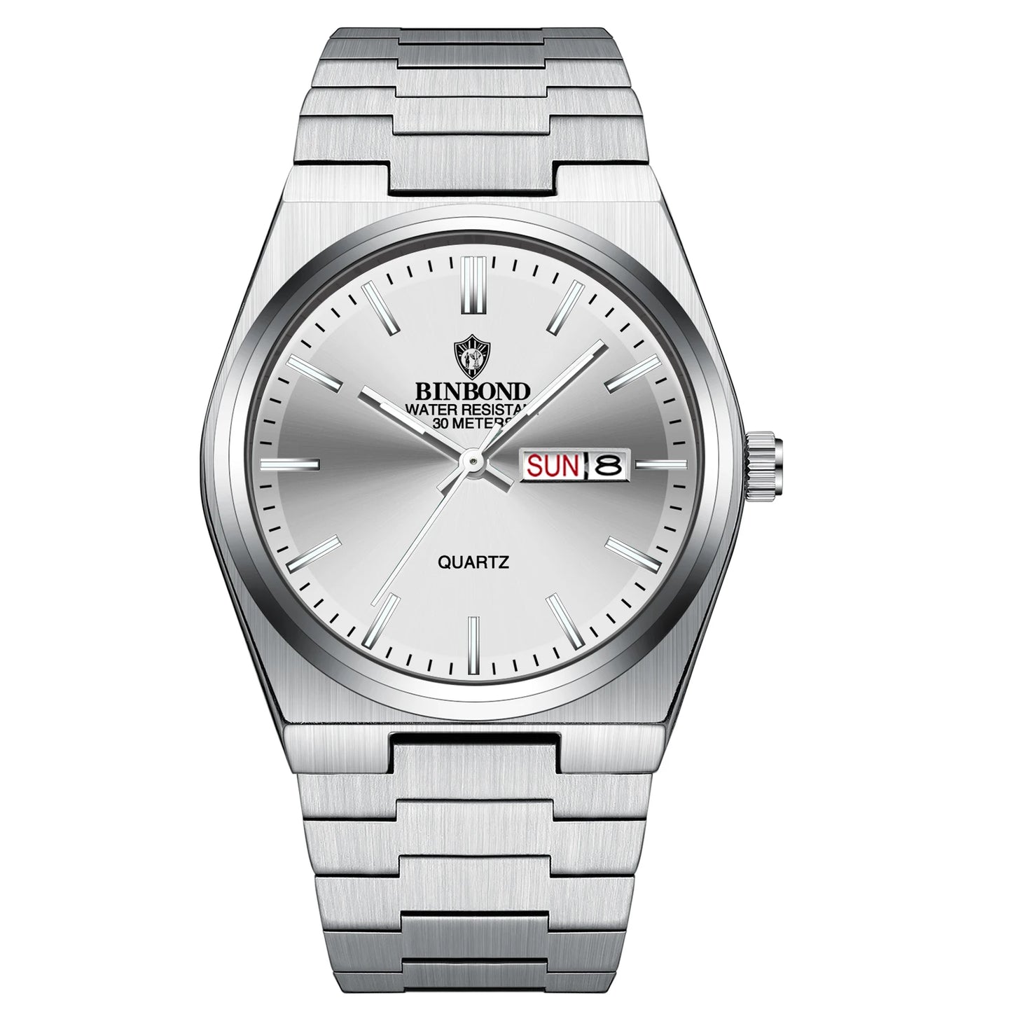 Montre femme BINBOND 103 - Montre à quartz ultra-mince à double calendrier