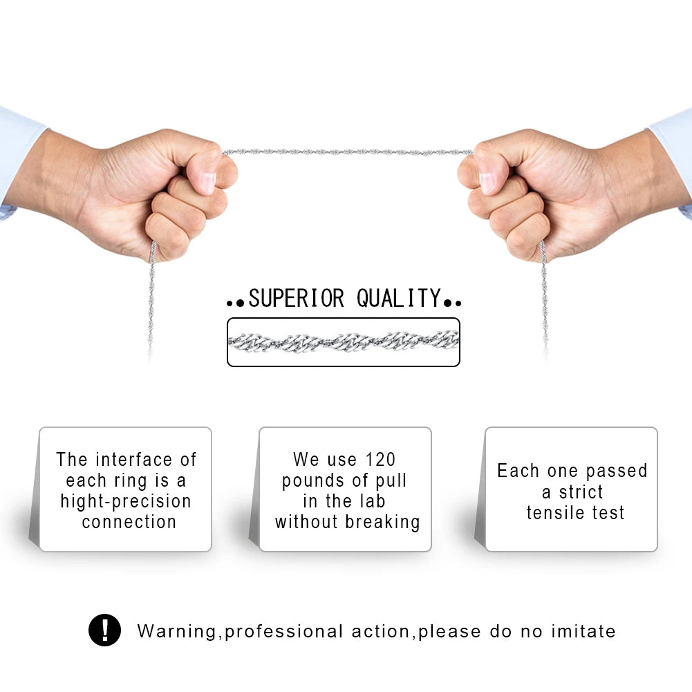 قلادة من سلسلة حبل ملتوية ذهبية - قلادة من الفضة الاسترلينية عيار 925 مطلية بالذهب عيار 14 قيراطًا