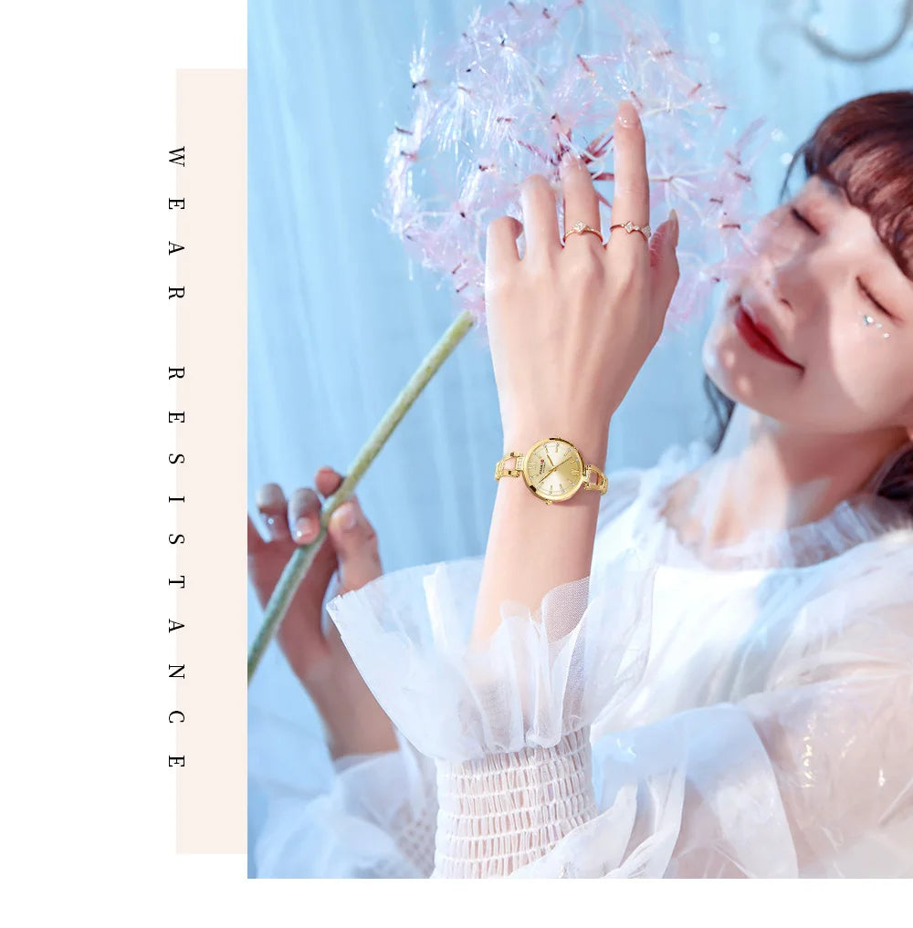 Montre femme CURREN 9092 - Montre bracelet affaires de luxe en acier