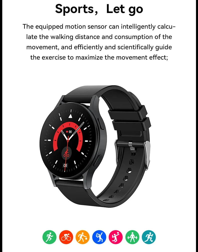 KESHUYOU Smart Watch 6 - Bluetooth Talking Sports Health Monitoring Alarm