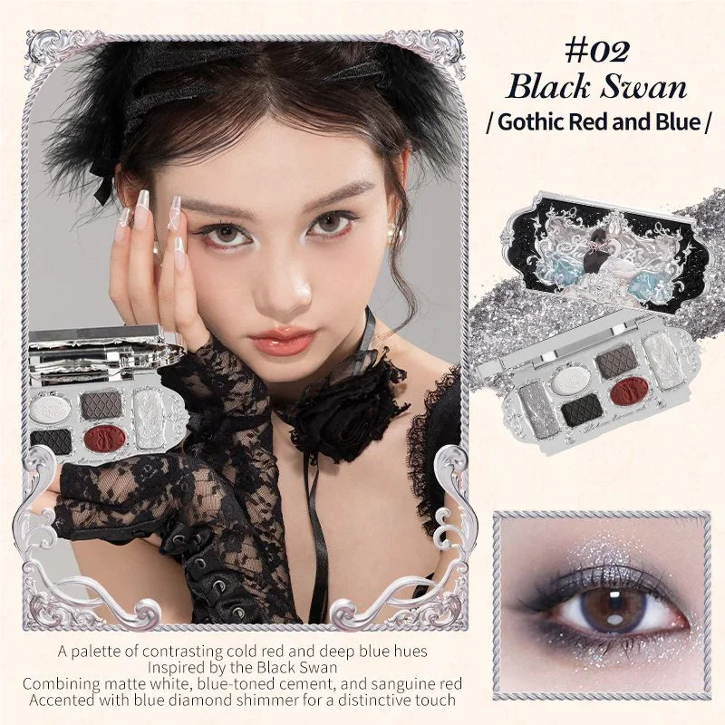 لوحة ظلال العيون مونلايت ميرميد - مجموعة الأحجار الكريمة غير اللامعة