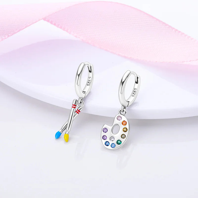 Boucles d'oreilles créoles en argent sterling 925 - Cadeau de mariage et de fiançailles