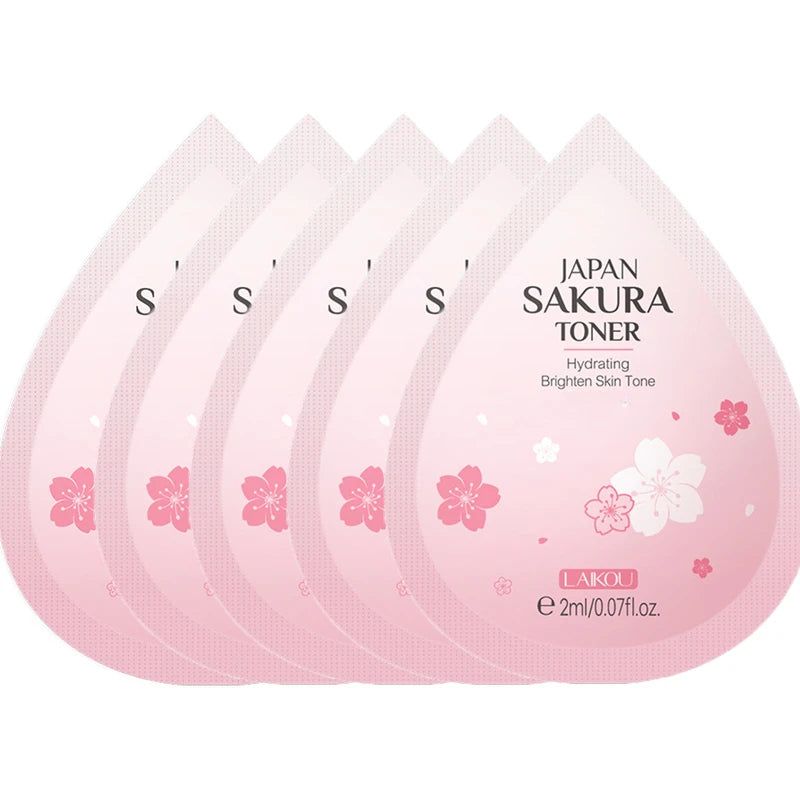 مجموعة ساكورا للعناية بالبشرة - مجموعة تجميل متكاملة من 24 قطعة