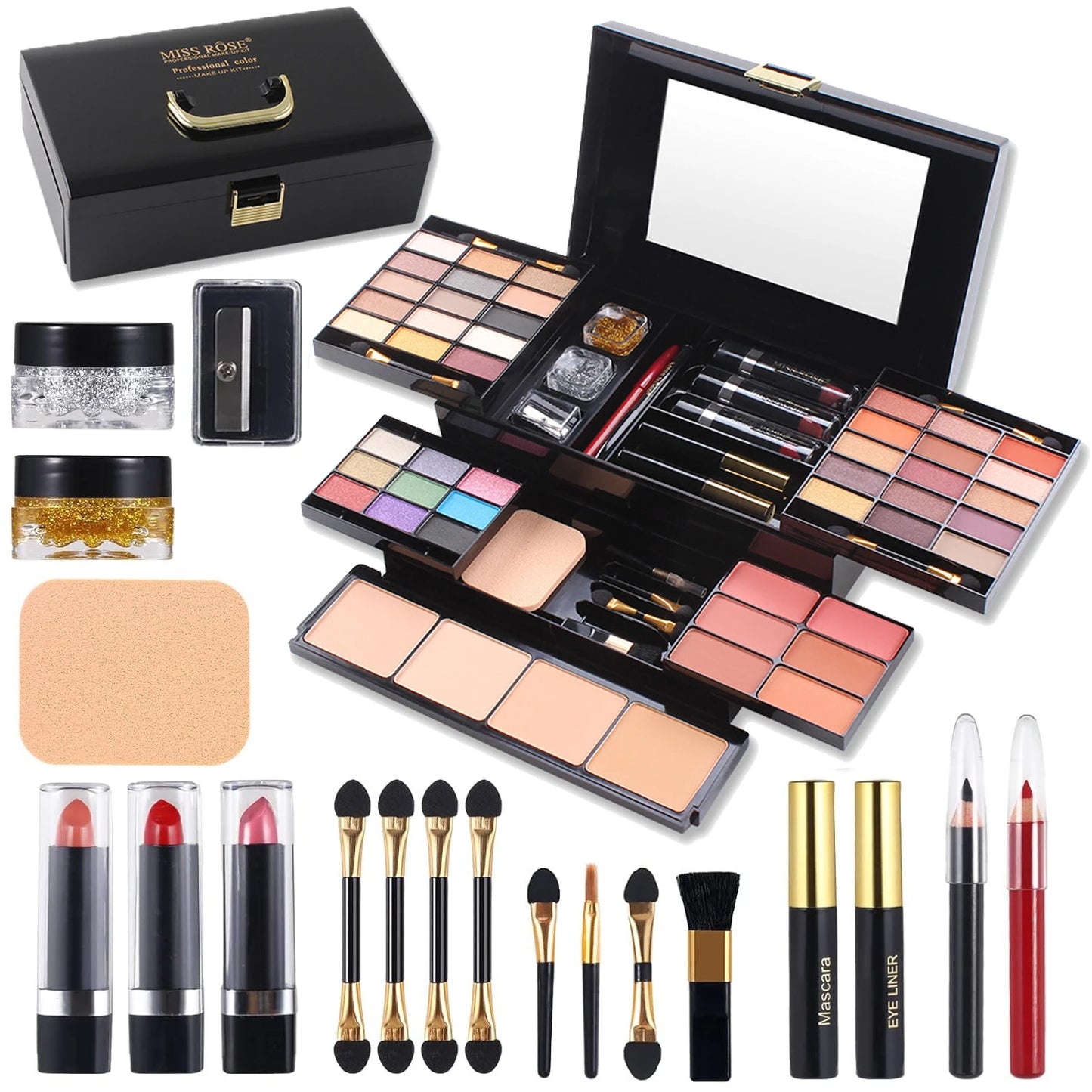 Kit de maquillage professionnel complet - Pour artistes et passionnés de beauté
