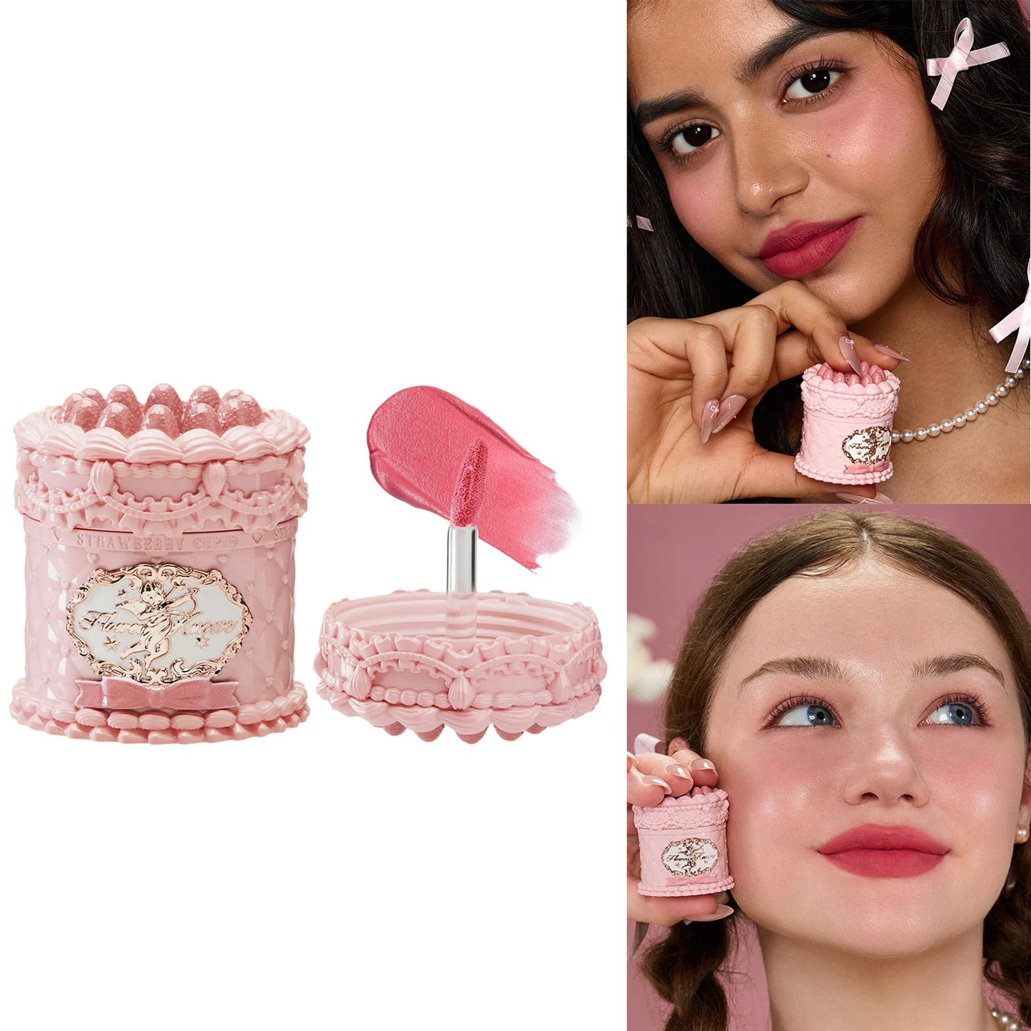 Gloss à lèvres teinté à l'huile - Maquillage hydratant végan pour les lèvres