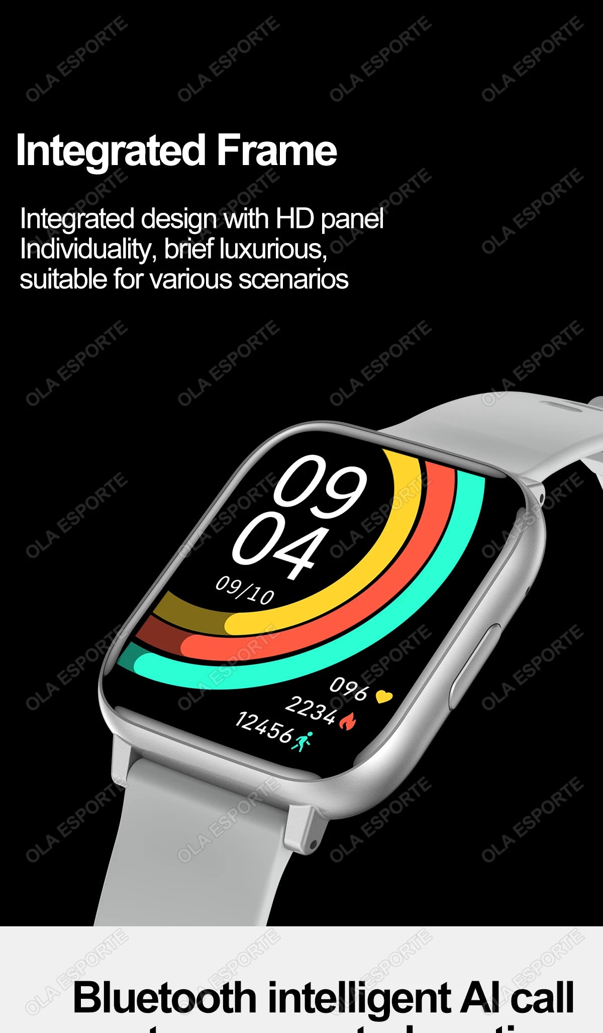Smart Watch 2025 - GPS HD Touch Screen Blood Pressure Monitor Bluetooth Call