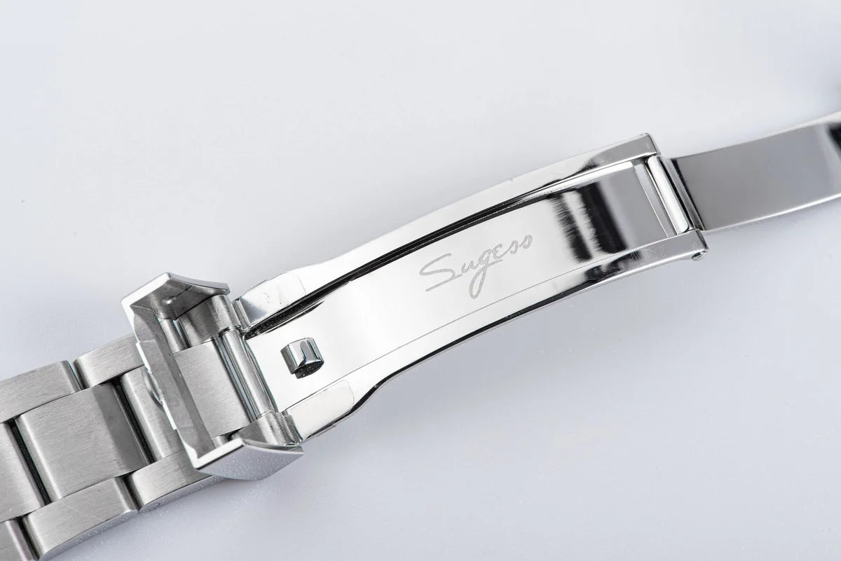 Montre homme Sugess Panda Diver Chronograph, mouvement automatique Paon SL-4801, montre-bracelet mécanique de luxe étanche, nouveauté 2024