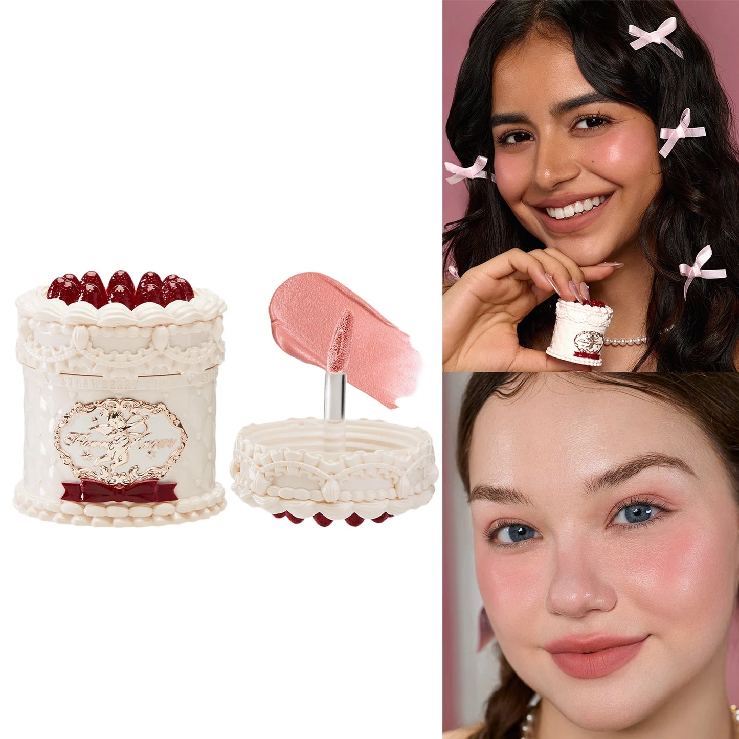 Gloss à lèvres teinté à l'huile - Maquillage hydratant végan pour les lèvres