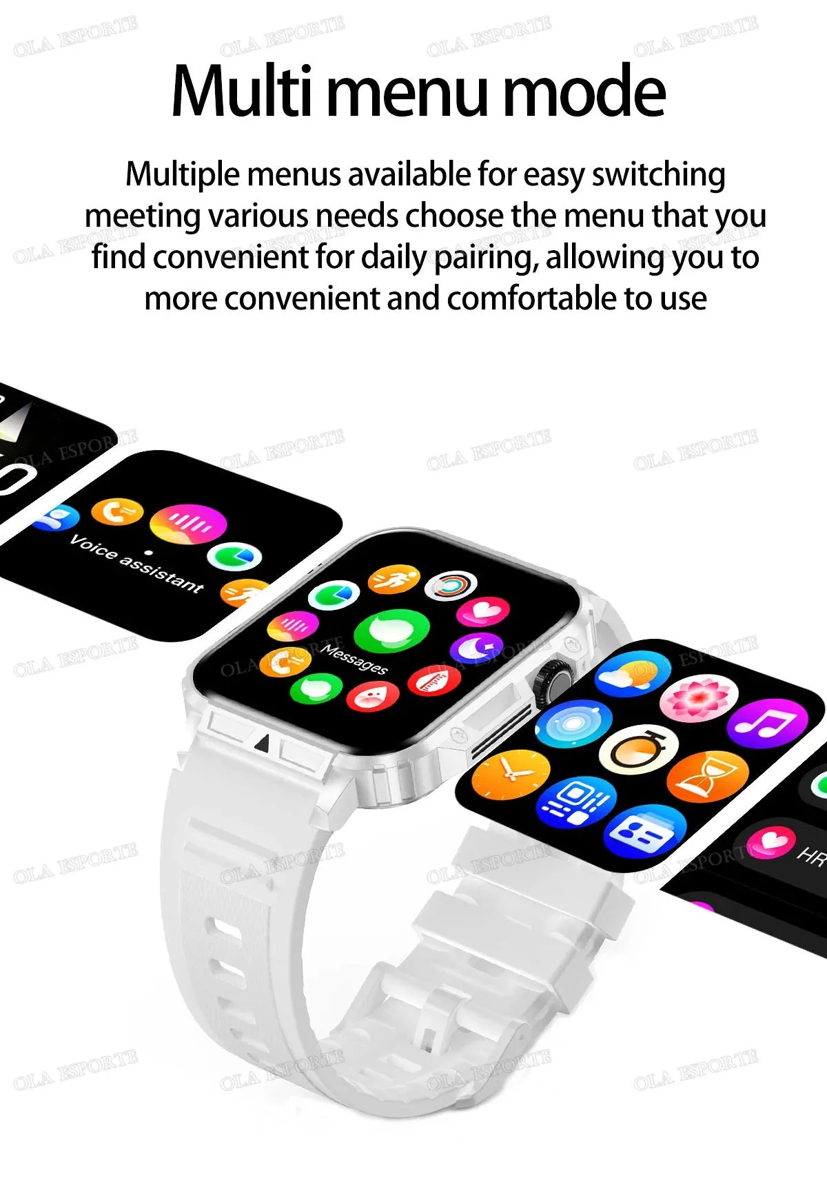 Military Smart Watch 2025 - Health Monitor Bluetooth Call IP68 Waterproof Fitness