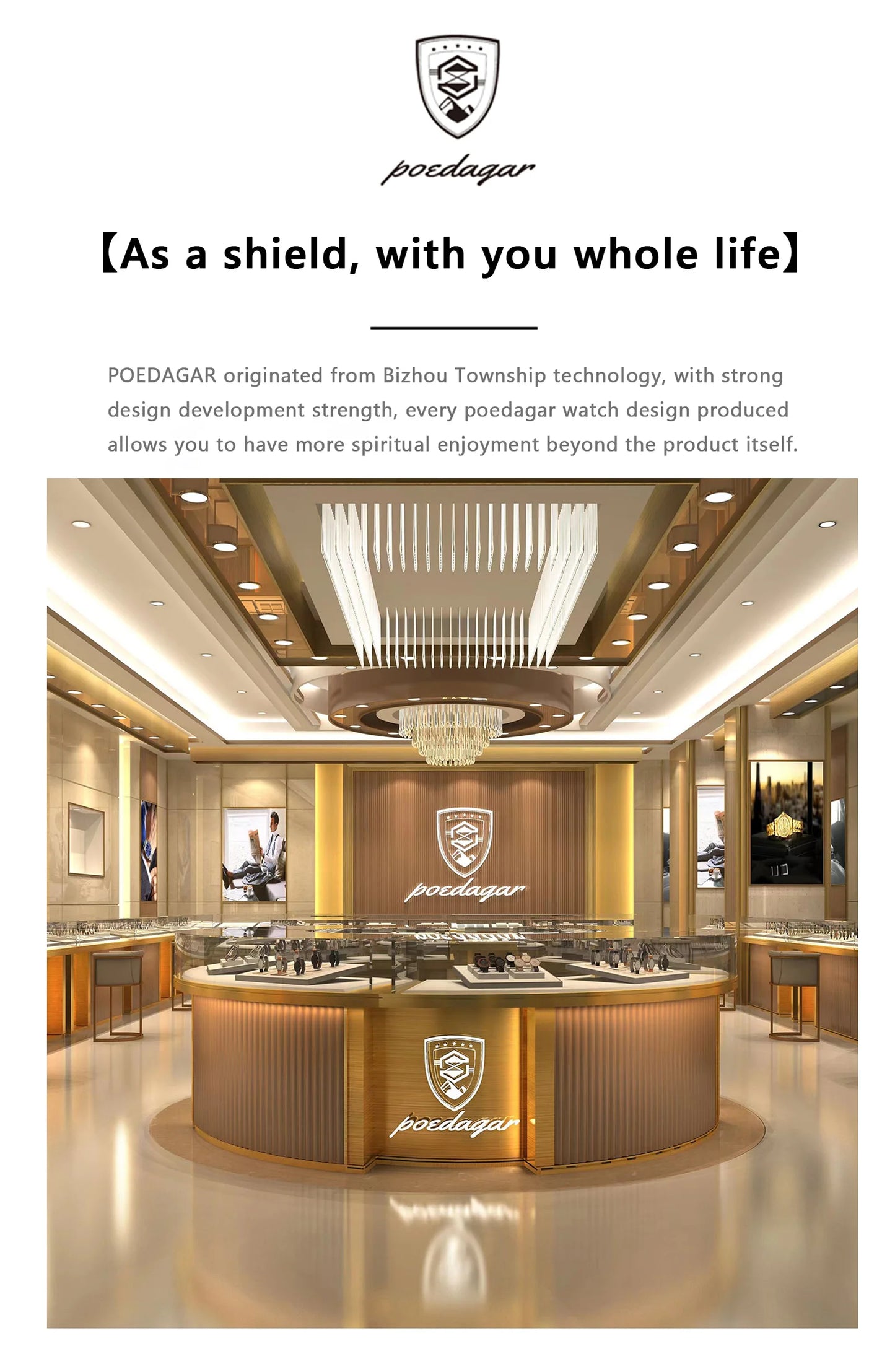 Montre-bracelet de luxe pour homme POEDAGAR, étanche, lumineuse, date, en acier inoxydable, à quartz, pour le sport et les affaires.