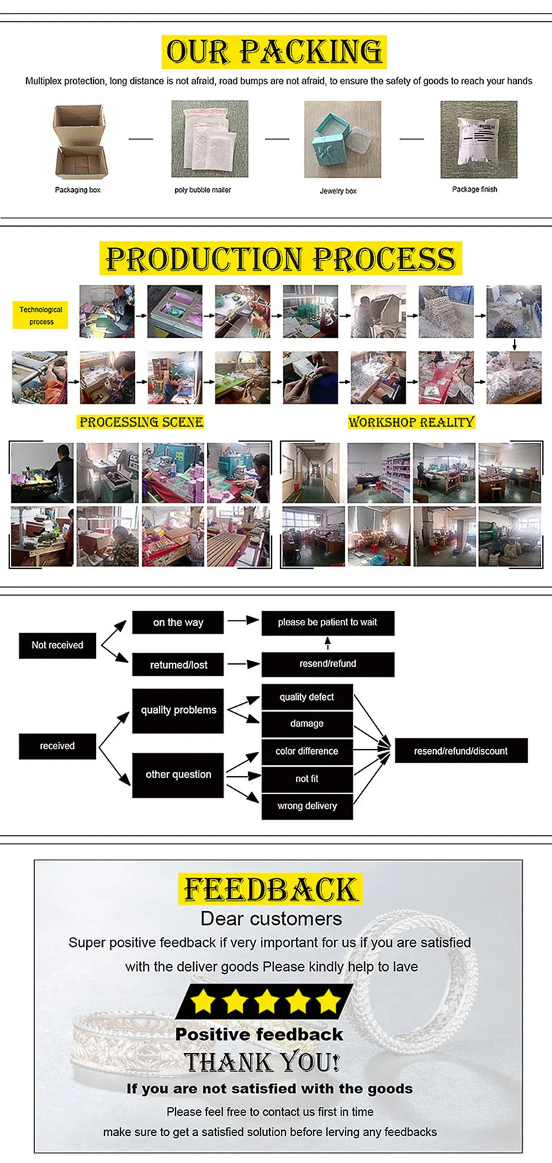 Zirconia Ring Set - 3pcs Luxury Gold Shiny Round Rings