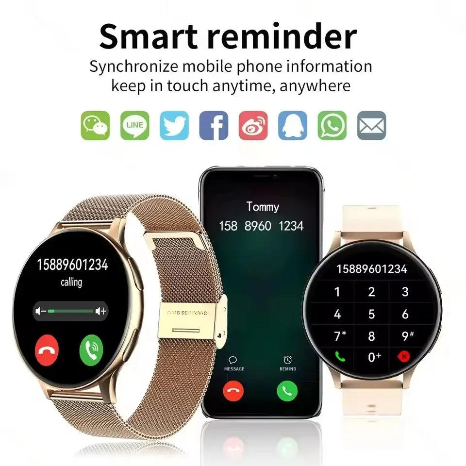 Smart Watch 2025 - Bluetooth Call Music Control Heart Rate Blood Pressure IP67