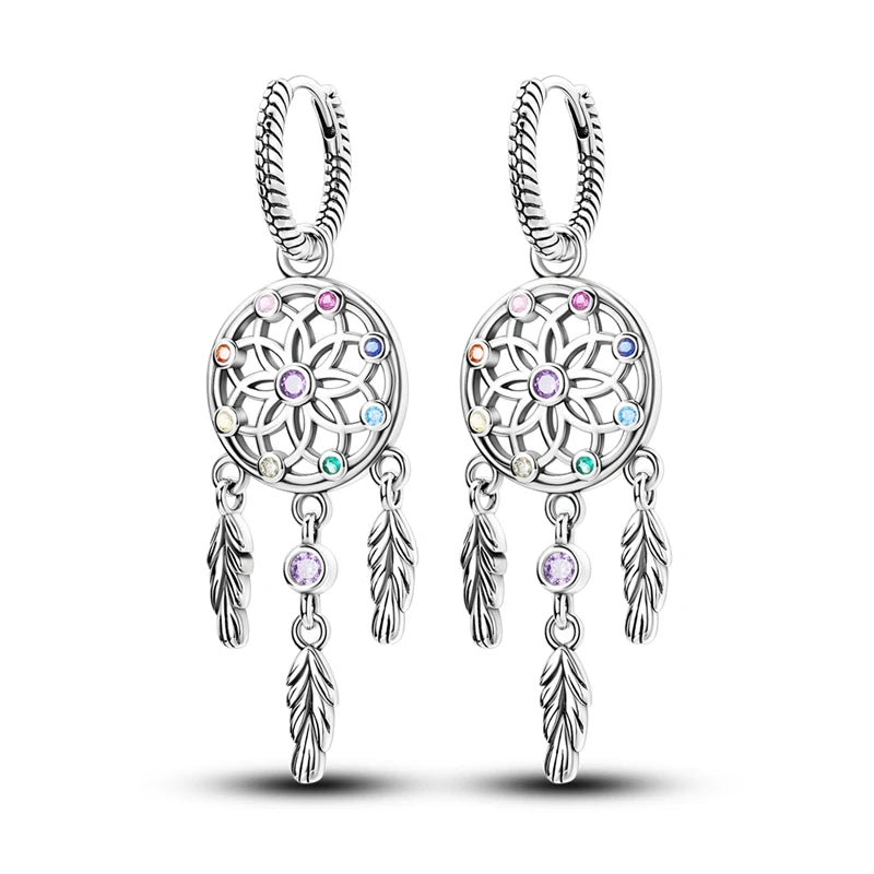 Boucles d'oreilles créoles en argent sterling 925 - Cadeau de mariage et de fiançailles