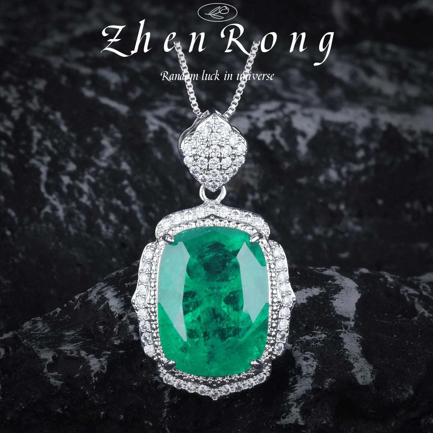 Jewelry Set - Foydjew Emerald Green Tourmaline Necklace Earrings Ring Set