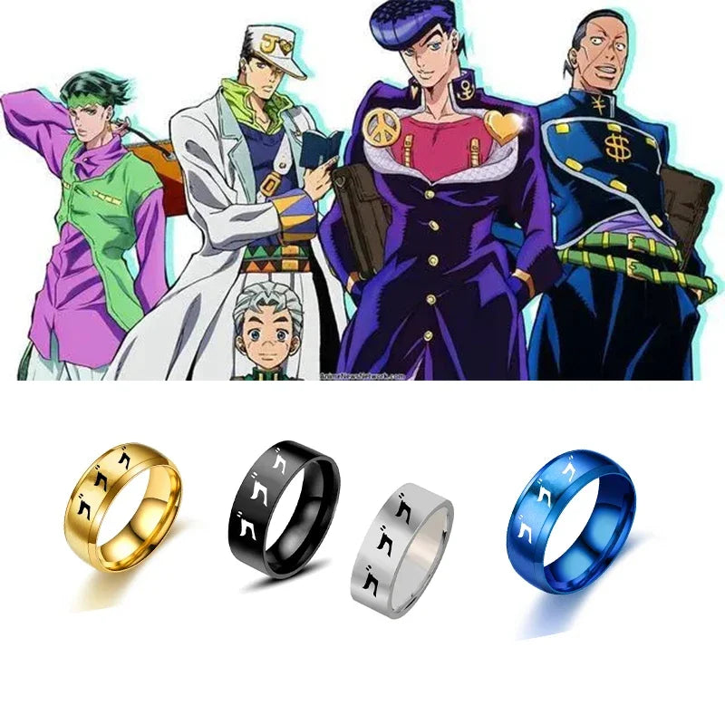 Bague cosplay JoJo's Bizarre Adventure - Bijou tendance anime