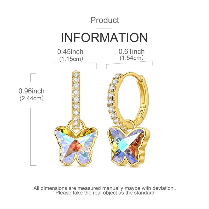 Boucles d'oreilles créoles en argent sterling 925 - Cadeau de mariage et de fiançailles