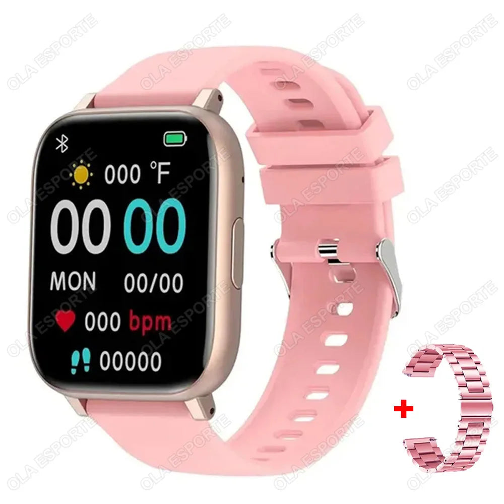 Smart Watch 2025 - GPS HD Touch Screen Blood Pressure Monitor Bluetooth Call